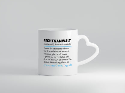 Rechtsanwalt | Spruch Anwalt Humor Jurist v2 Geschenkidee Tasse