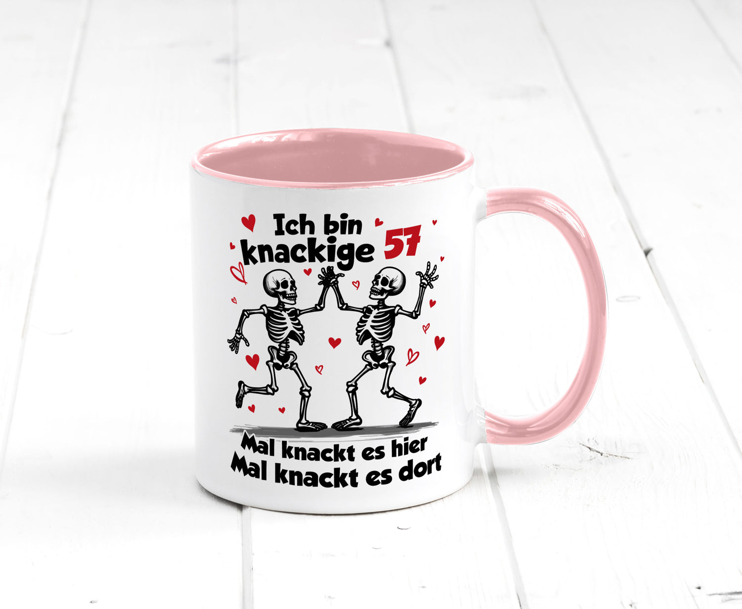 57. Geburtstag | Knackige 57 Ich bin alt lustig Geschenkidee Geschenk Tasse