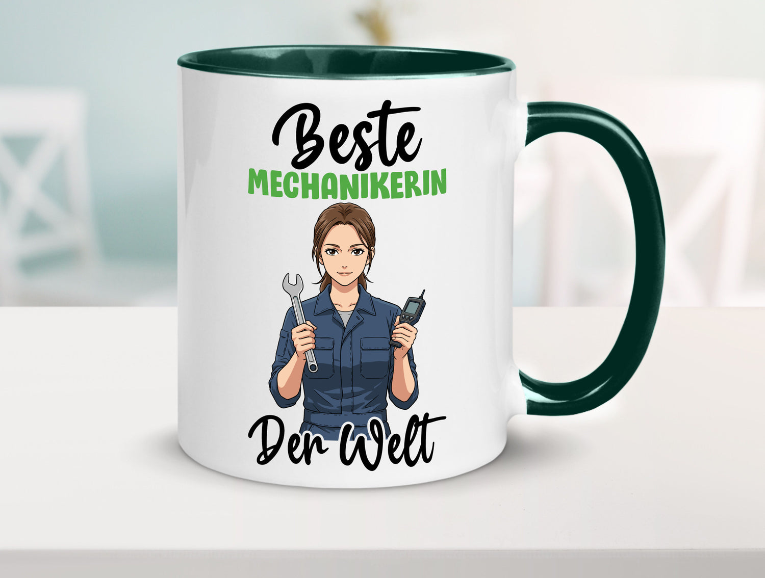 Beste Mechanikerin | KFZ v2 Humor Geschenkidee Tasse