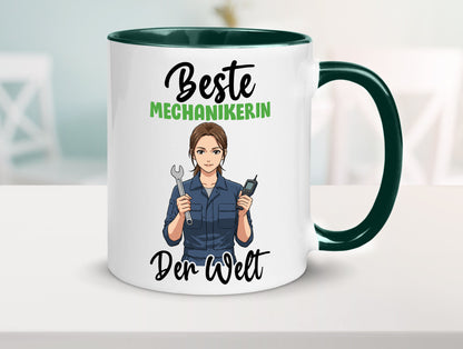 Beste Mechanikerin | KFZ v2 Humor Geschenkidee Tasse
