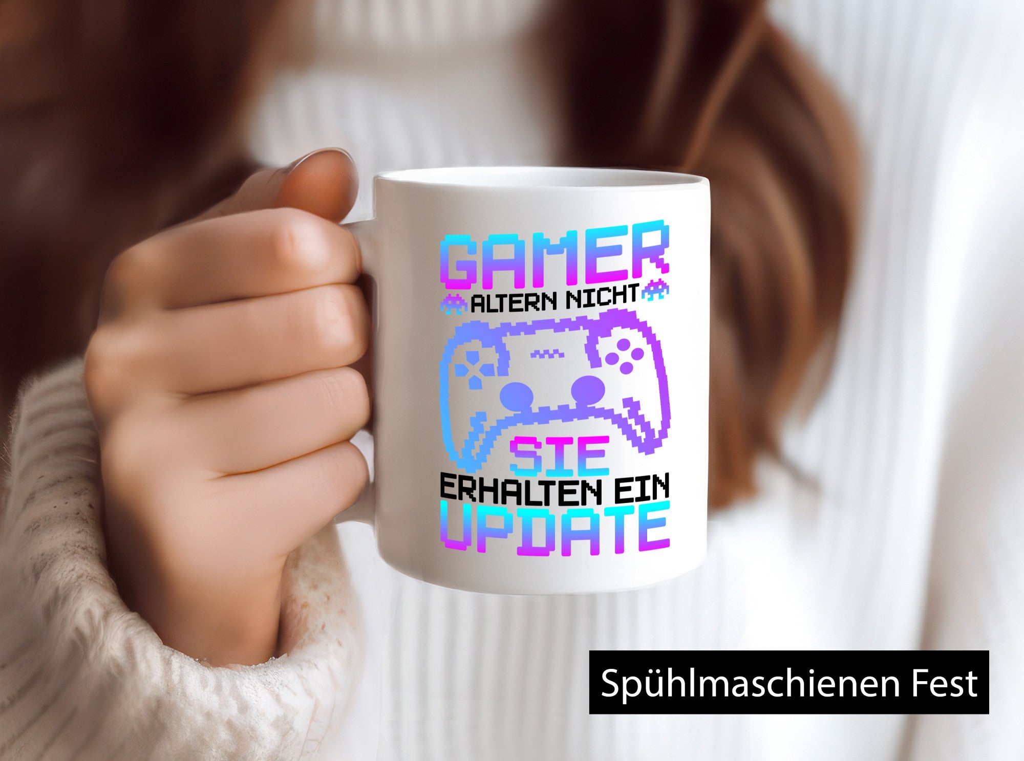 Gamer Altern nicht sie Updaten | Zocker Humor Geschenkidee Tasse