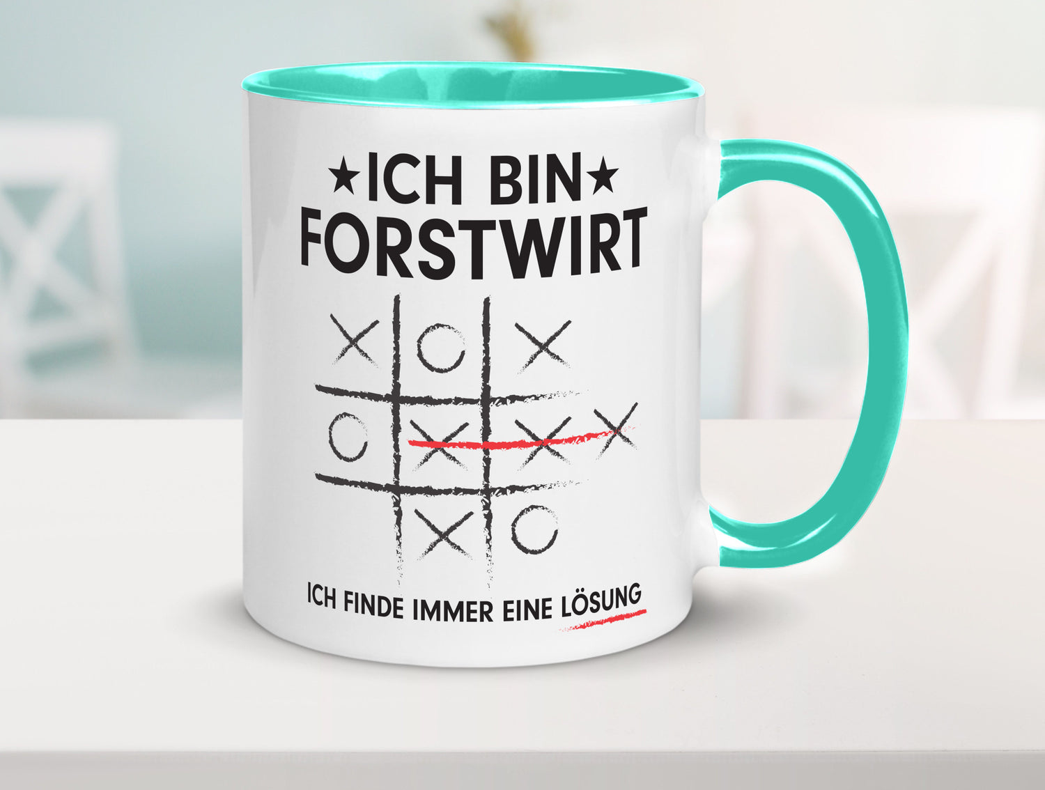 Lösung finden: Forstwirt | Waldarbeiter v2 Geschenkidee Arbeit Kollegen Büro
