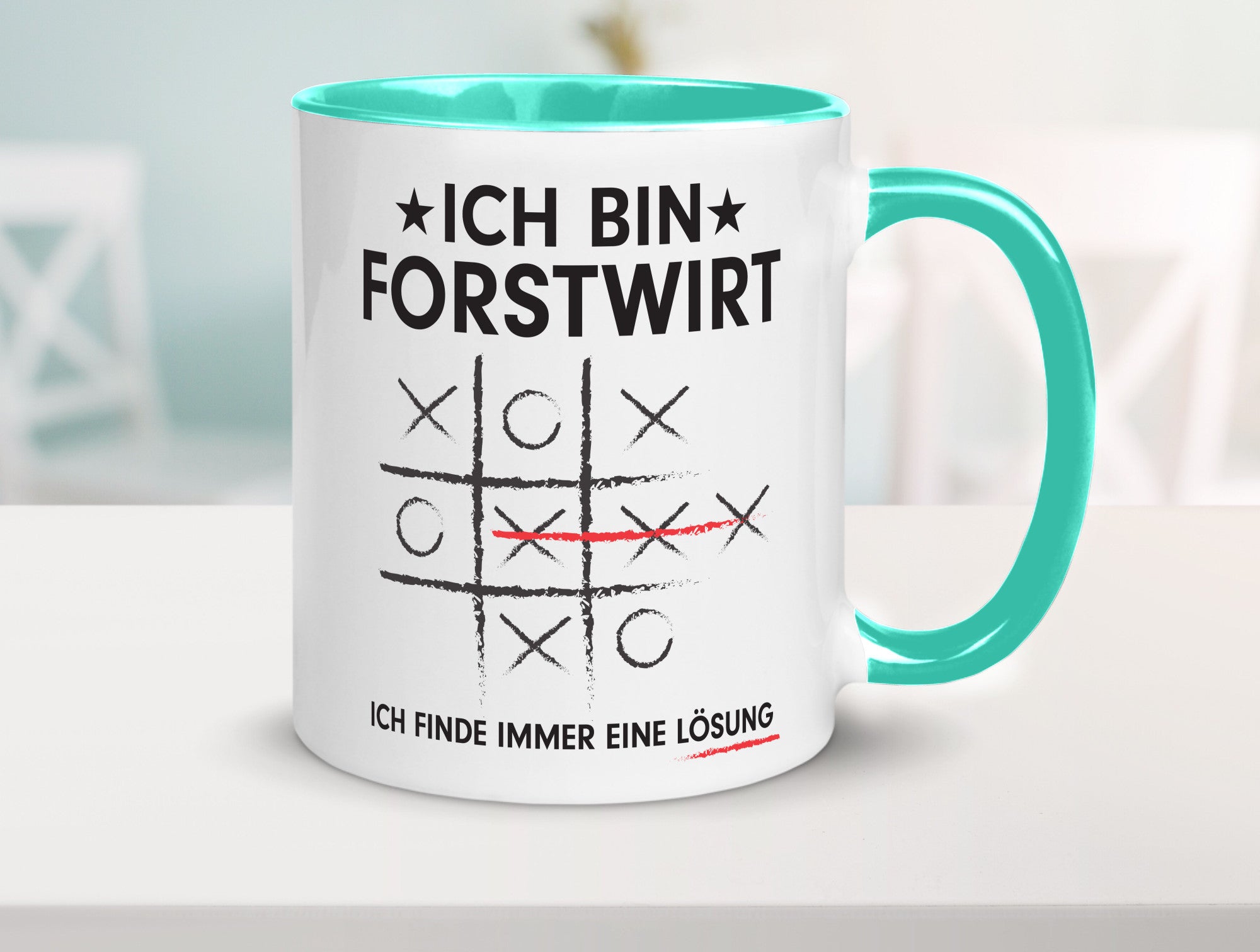 Lösung finden: Forstwirt | Waldarbeiter v2 Geschenkidee Arbeit Kollegen Büro