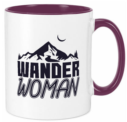 Wander Woman | Frauen Tasse Wanderer Bergsteigen lustig Familie Geschenkidee