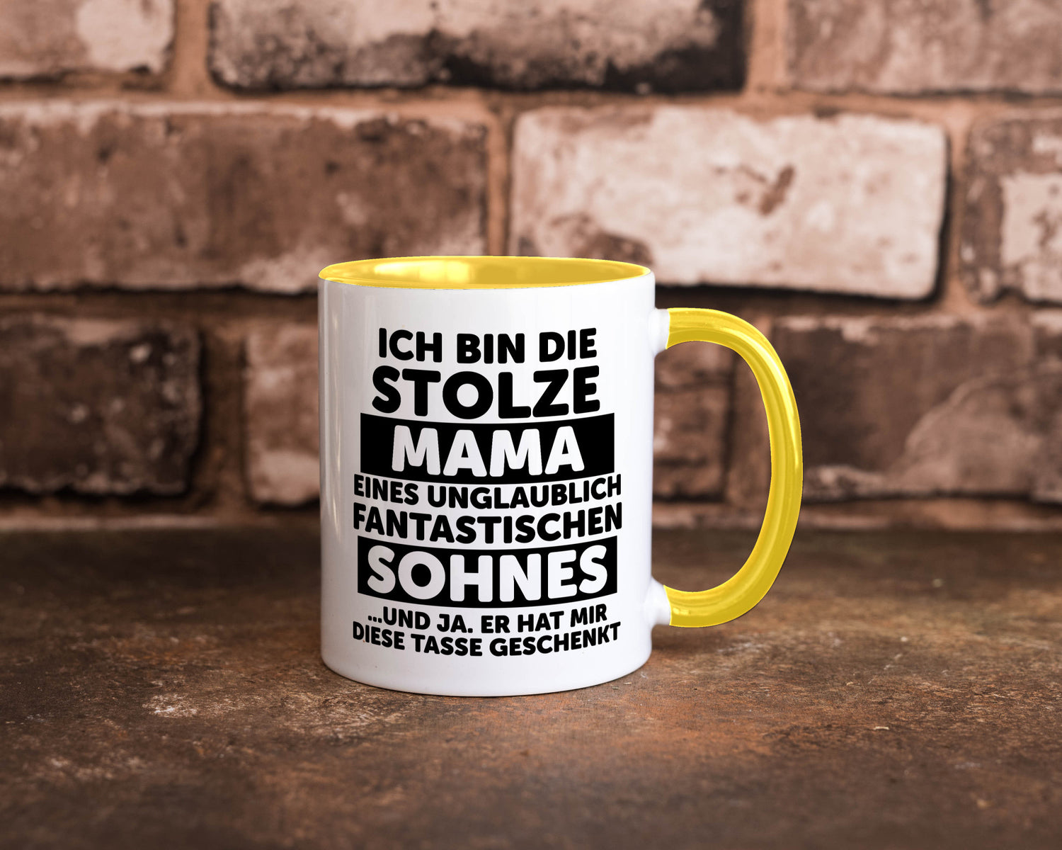 Stolze Mama | Fantastischer Sohn Beste Humor Familie Geschenkidee Tasse