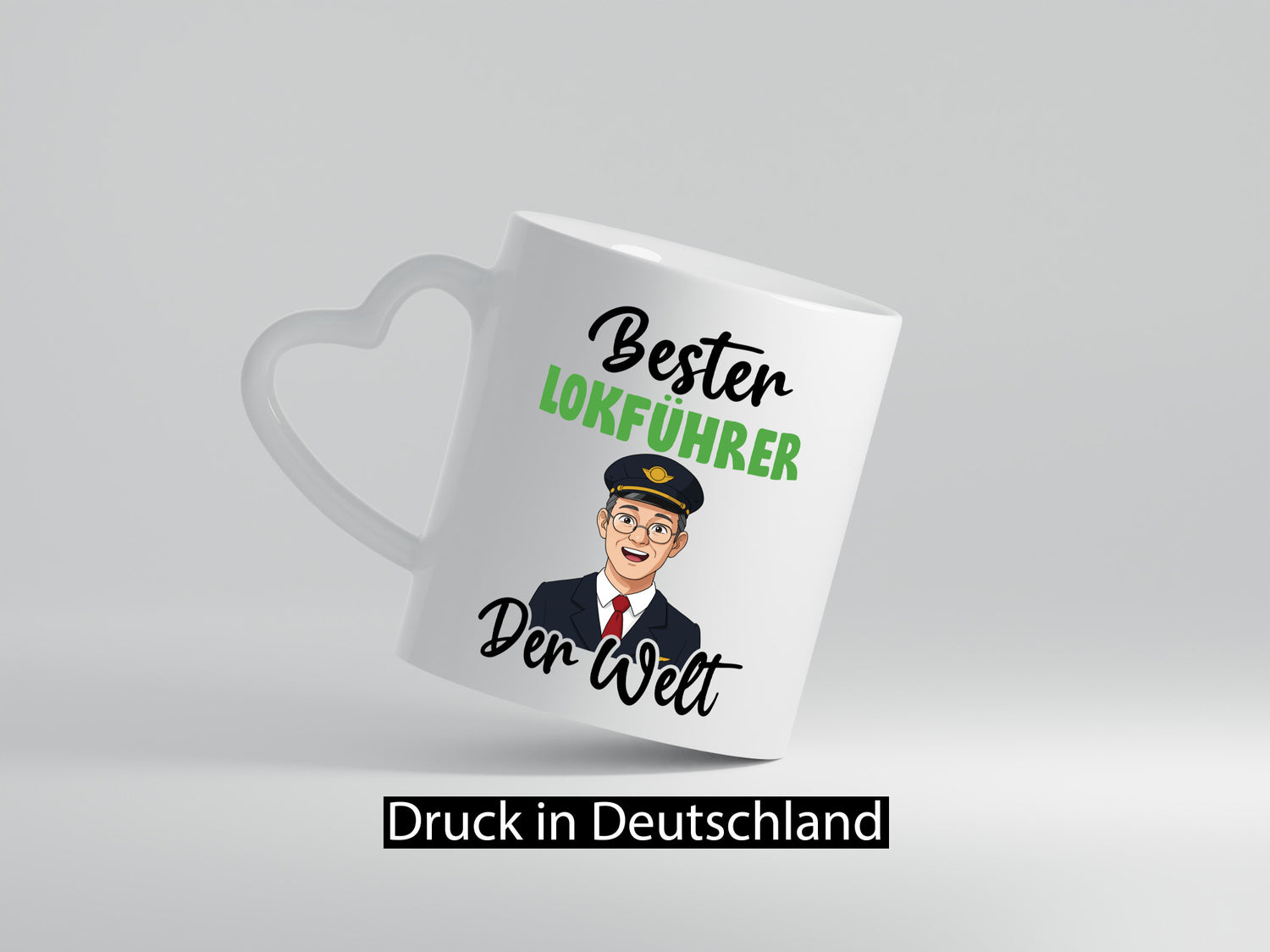 Bester Lokführer | Zug Beruf v2 Geschenkidee Arbeit Kollegen Büro Humor Tasse