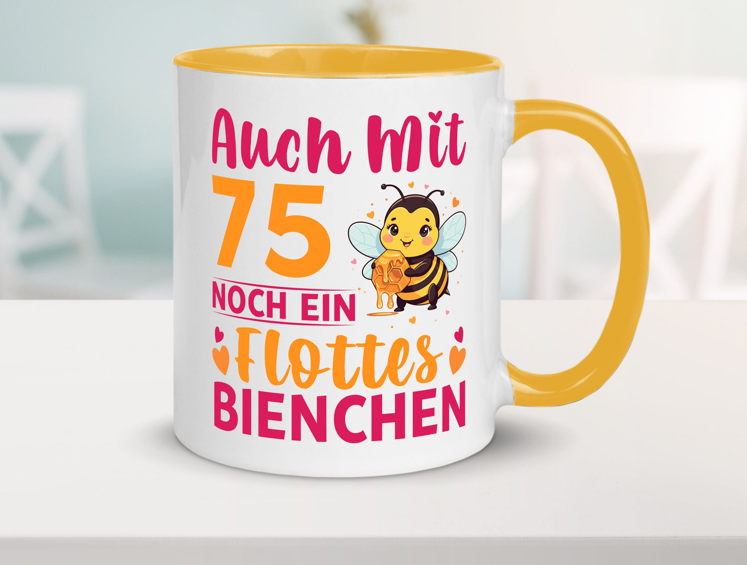 75. Geburtstag | Flottes Bienchen 75 Jahre v2 Geschenk Geschenkidee lustiger