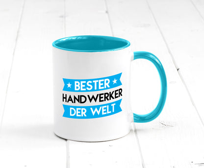 Bester Handwerker |Handwerk lustig Humor Geschenkidee Geschenk Tasse