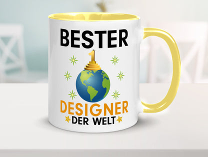 Welt Bester Designer Beruf | Mode Geschenk Arbeit Kollegen Büro lustiger Spruch