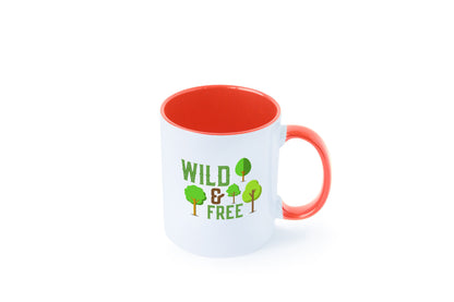 Wild and free | Freiheit Camper Hobbycamper Geschenkidee Humor Tasse