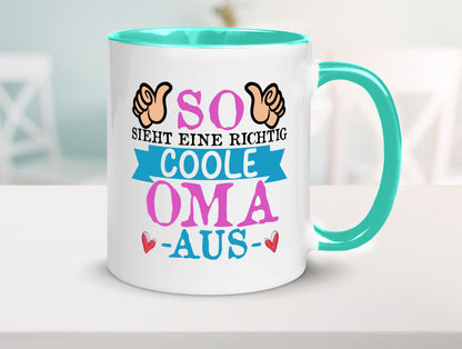 So sieht eine richtig Coole Oma aus | Großmutter Humor Familie Geschenkidee