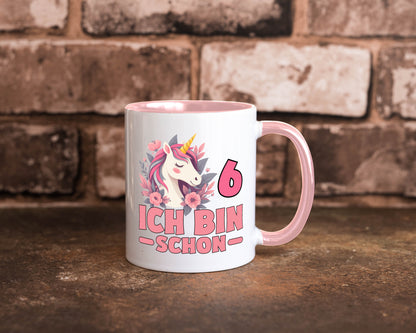6. Geburtstag | 6 Jahre Einhorn bin schon Mädchen Geschenk Geschenkidee