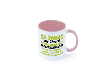 26 Jahre im Dienst | Jubiläum Arbeit v4 Geschenk Kollegen Büro lustiger Spruch