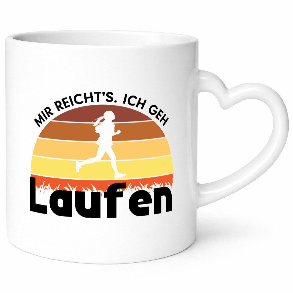Mir reichts ich geh Laufen | Sport Joggen Humor Geschenkidee Tasse