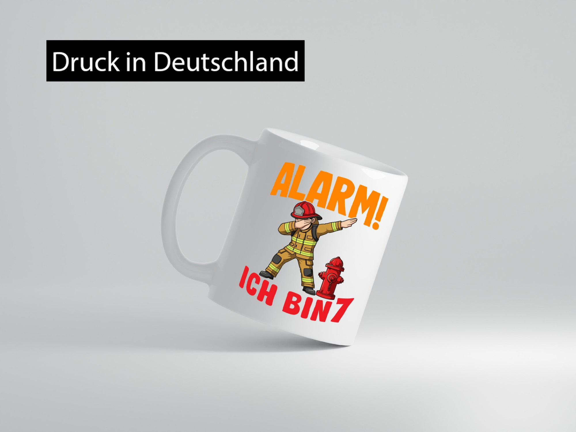 7. Geburtstag | 7 Jahre Feuerwehr Junge lustiger Spruch Geschenk Geschenkidee