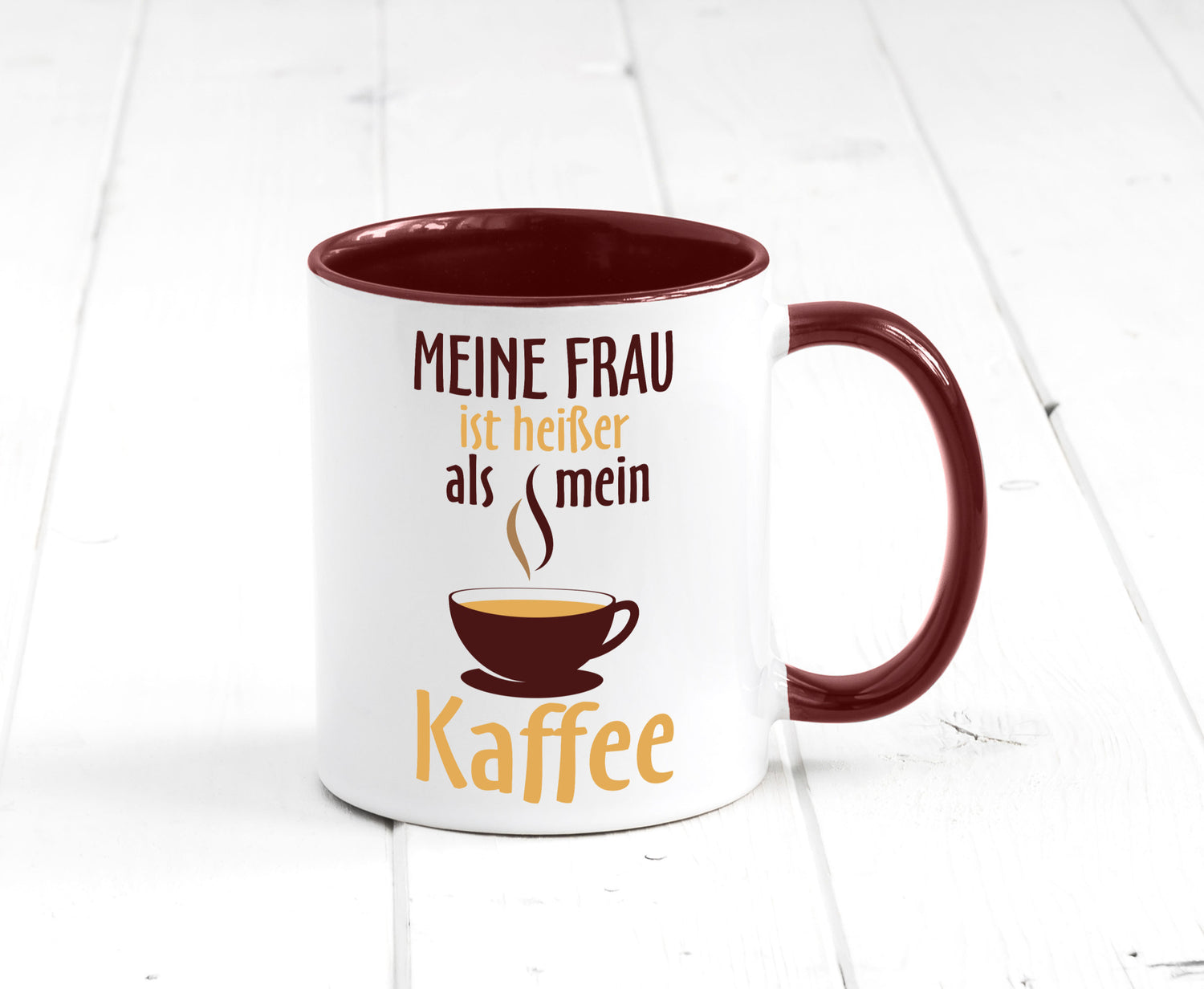 Meine Frau ist heißer als Kaffee | Ehe Partnerschaft Geschenk Humor