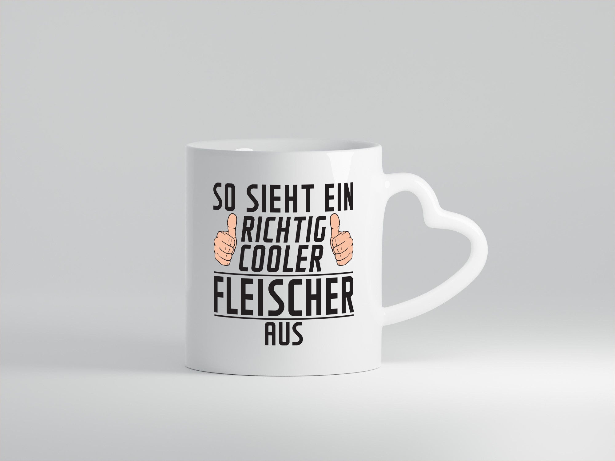 Richtig Cooler Fleischer | Schlachterei lustig Humor Geschenkidee Geschenk Tasse