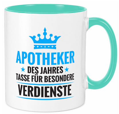 Besonderer Verdienst: Apotheker | Apotheke Pharmazie lustiger Spruch Geschenk