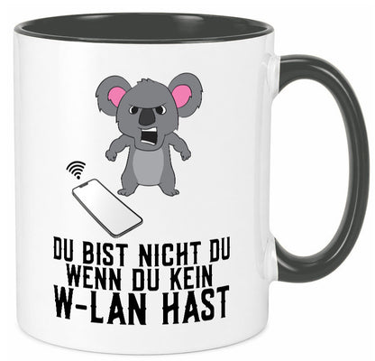 Du bist nicht | wütender Bär WLAN Computer Nerd Geschenkidee Humor Tasse