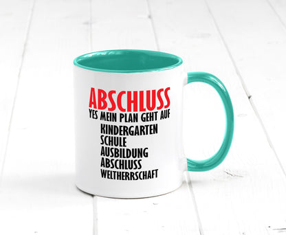 Abschluss Bachelor Geschenkidee Humor Tasse