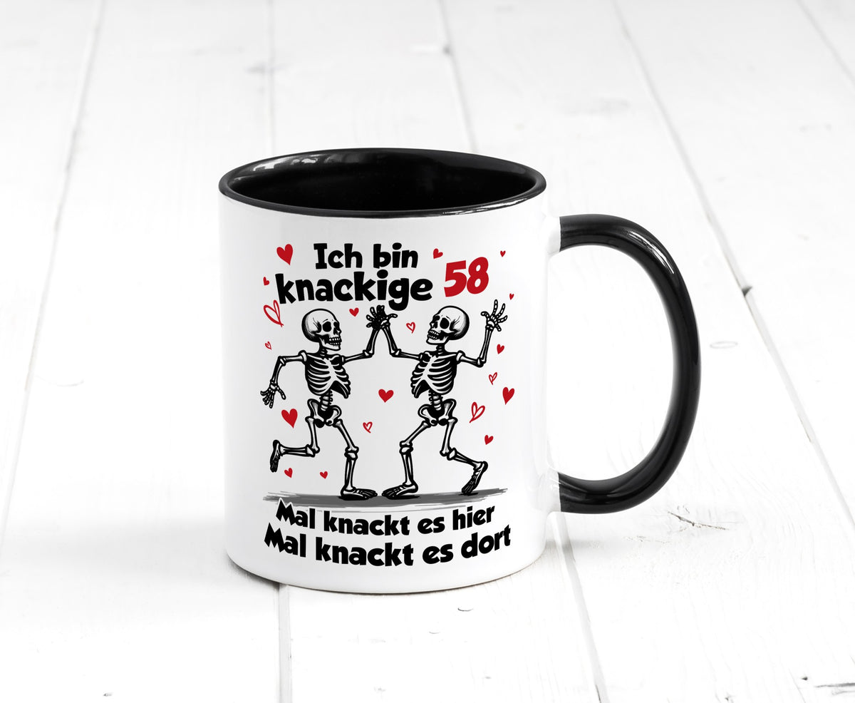 58. Geburtstag | Knackige 58 Ich bin alt v2 Humor Geschenkidee Tasse