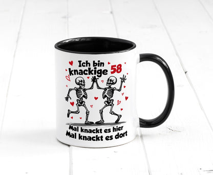 58. Geburtstag | Knackige 58 Ich bin alt v2 Humor Geschenkidee Tasse