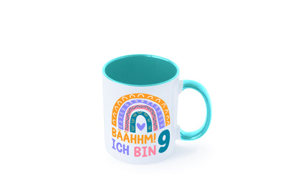 9. Geburtstag | 9 Jahre Regenbogen Bääm Mädchen Geschenk Geschenkidee lustiger