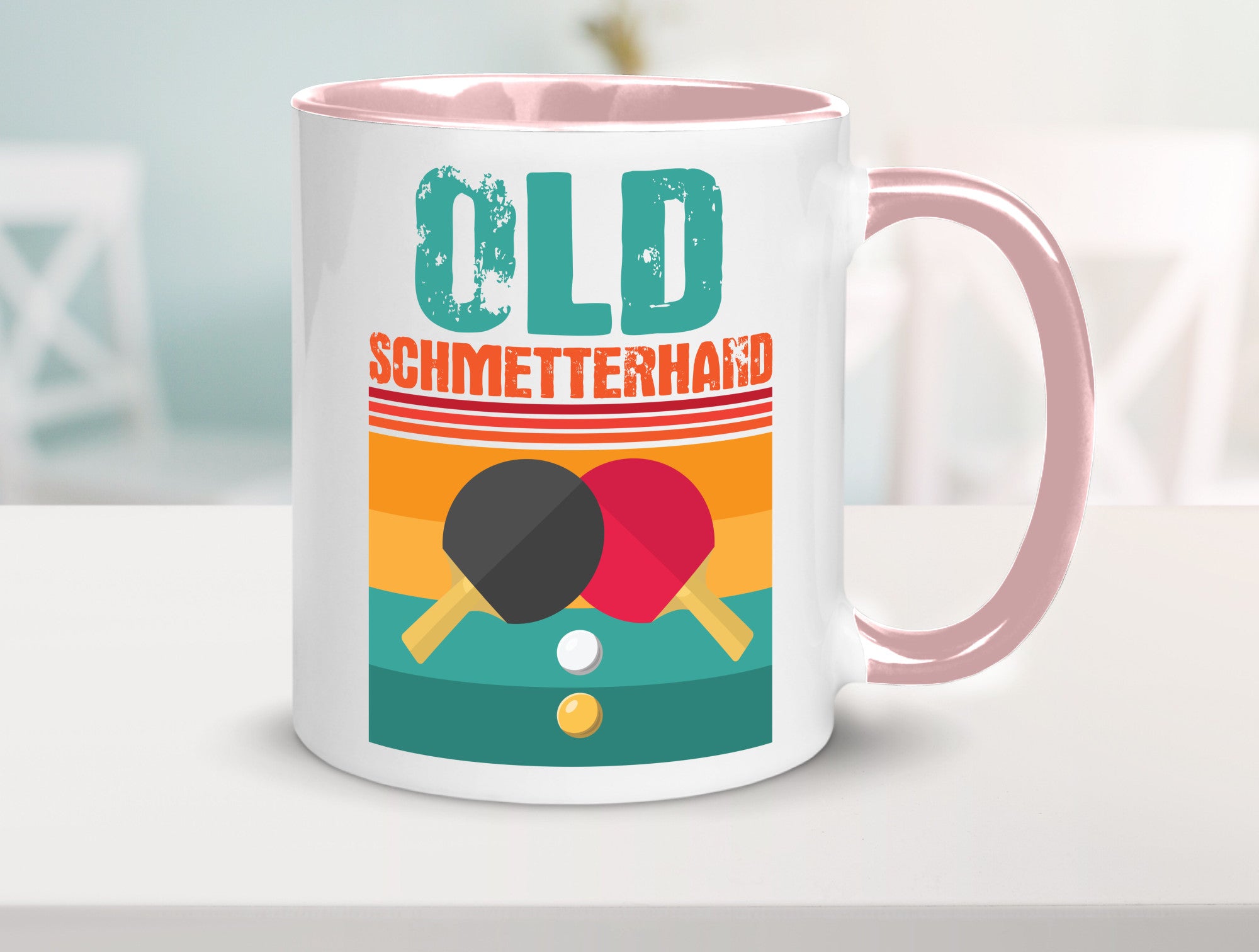 Tischtennis Tasse Humor Geschenkidee