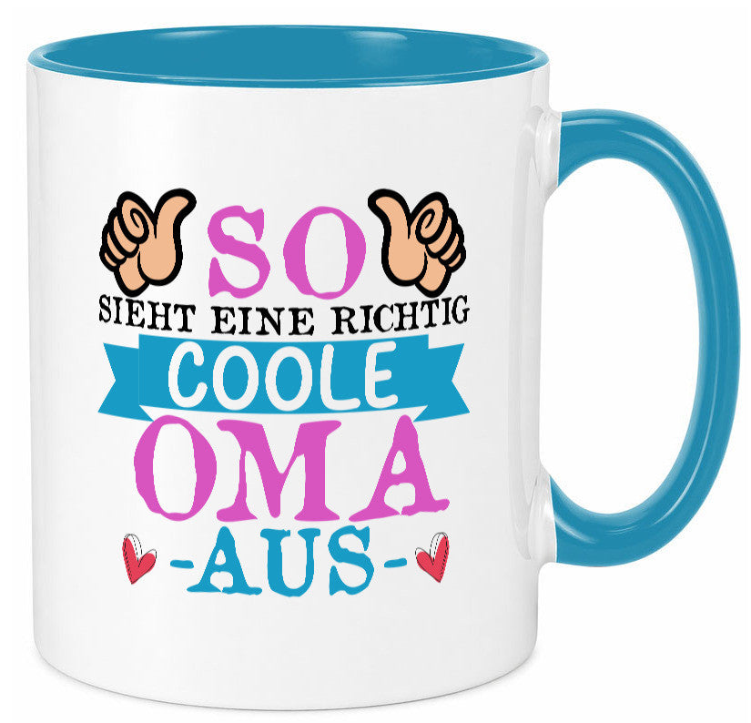 So sieht eine richtig Coole Oma aus | Großmutter Humor Familie Geschenkidee