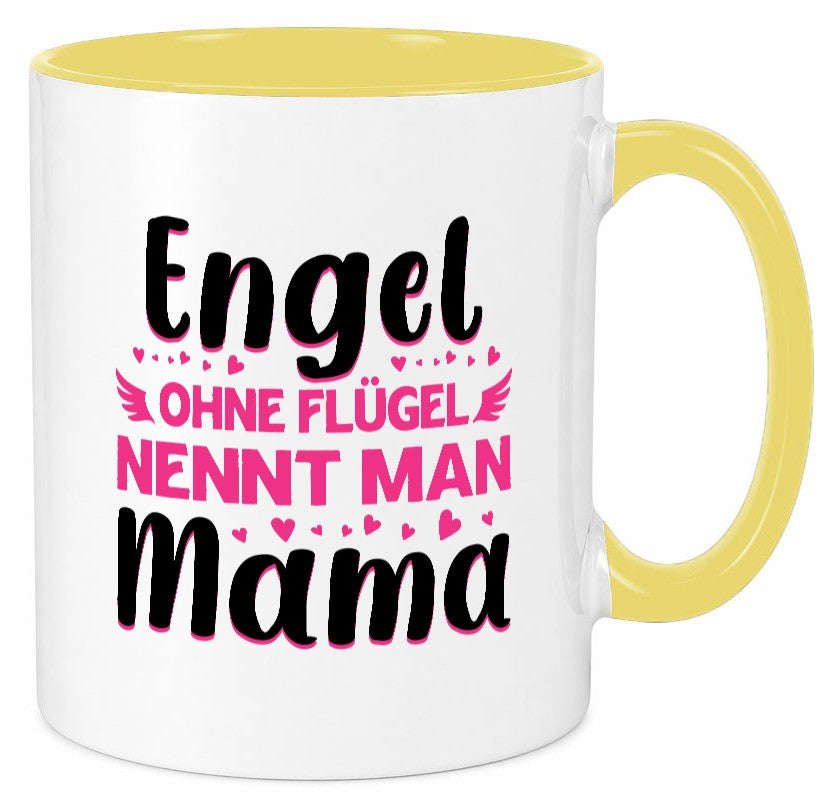 Engel ohne flügel nennt man Mama | Muttertag Geschenkidee Familie Humor Tasse