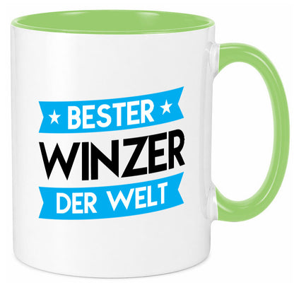 Bester Winzer | Weinbauer Wein Geschenk Humor Geschenkidee lustiger Spruch Tasse