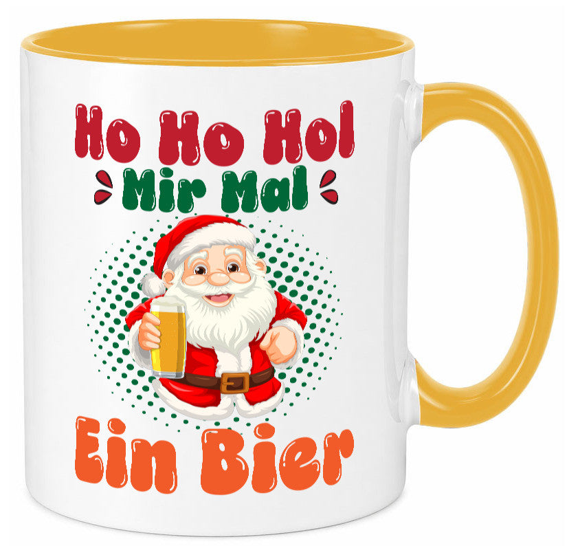 Ho mir mal ein Bier | Ugly Christmas Trinken v2 Geschenkidee Humor Tasse