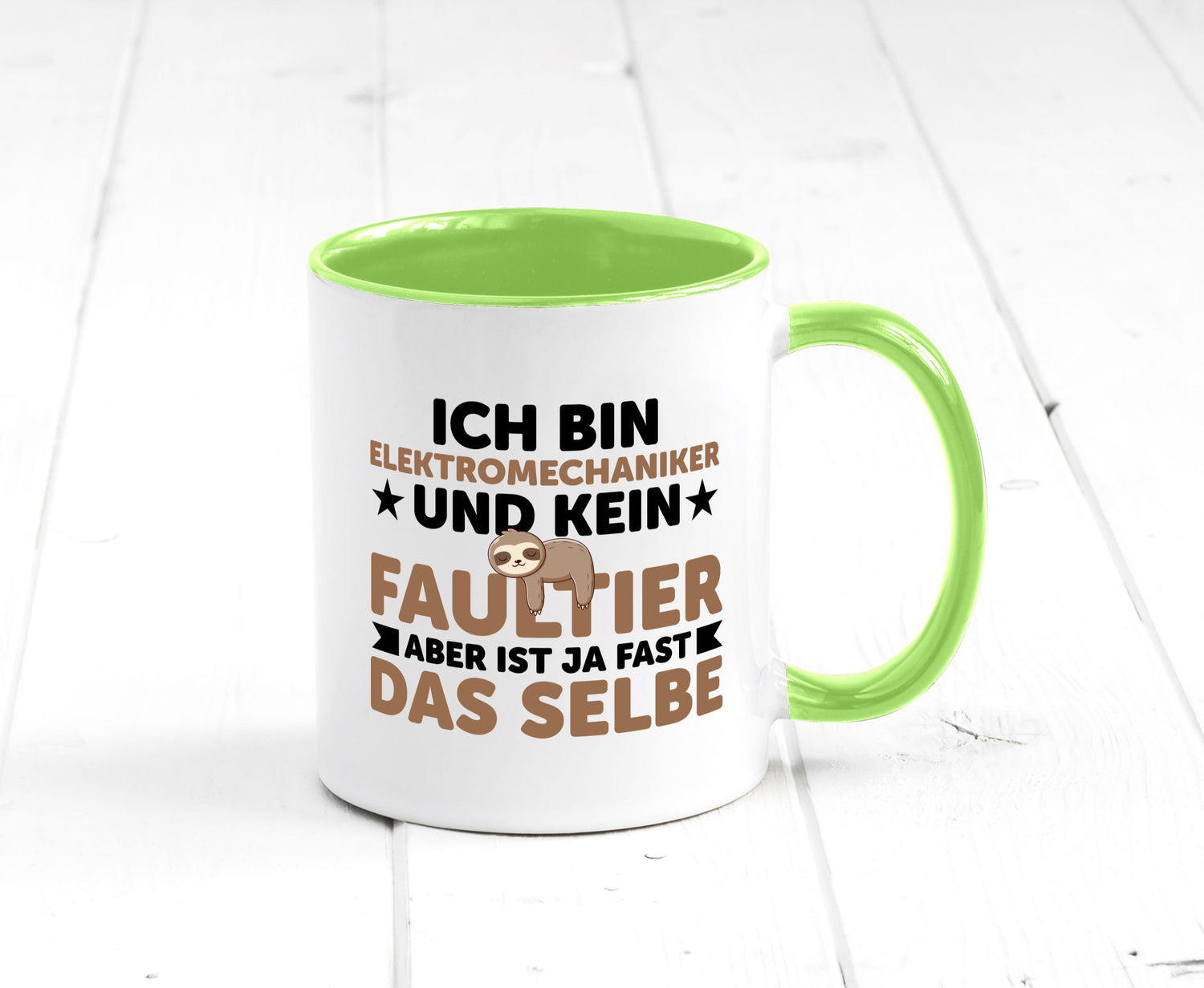 Ich bin kein Faultier: Elektromechaniker | Mechaniker Geschenkidee