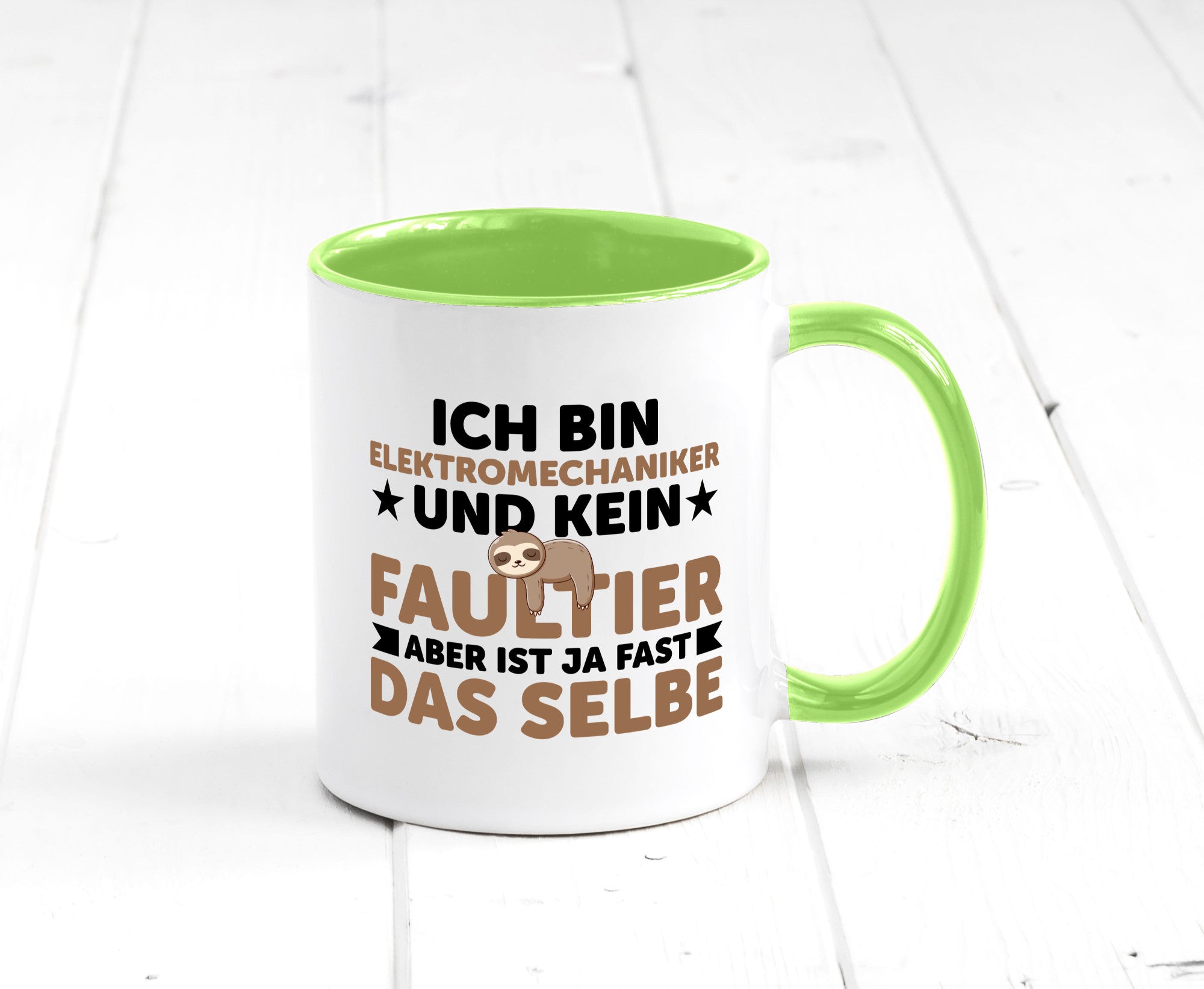 Ich bin kein Faultier: Elektromechaniker | Mechaniker Geschenkidee