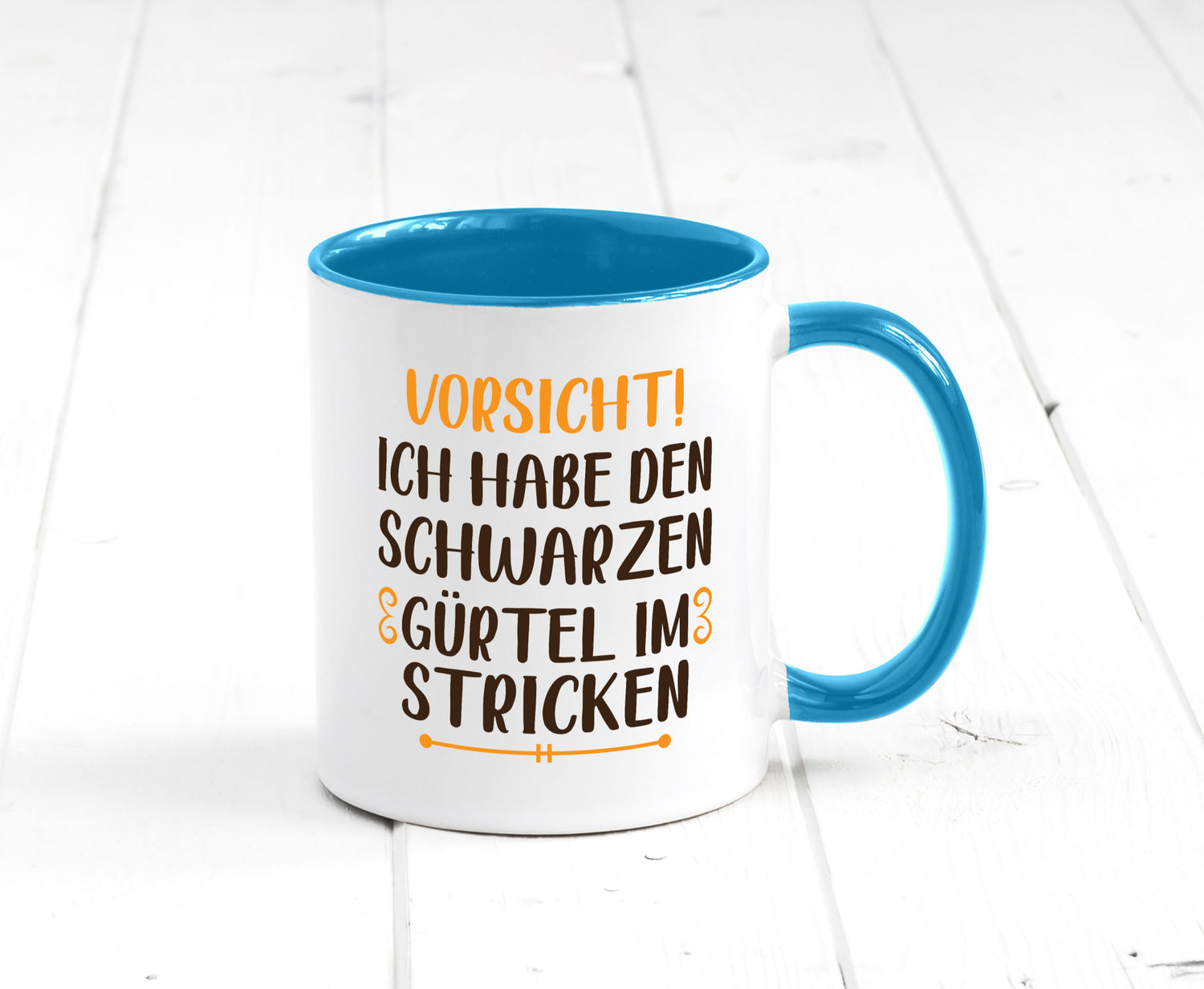 Schwarzen Gürtel im Stricken | Stricknadel lustiger Spruch Geschenk Humor