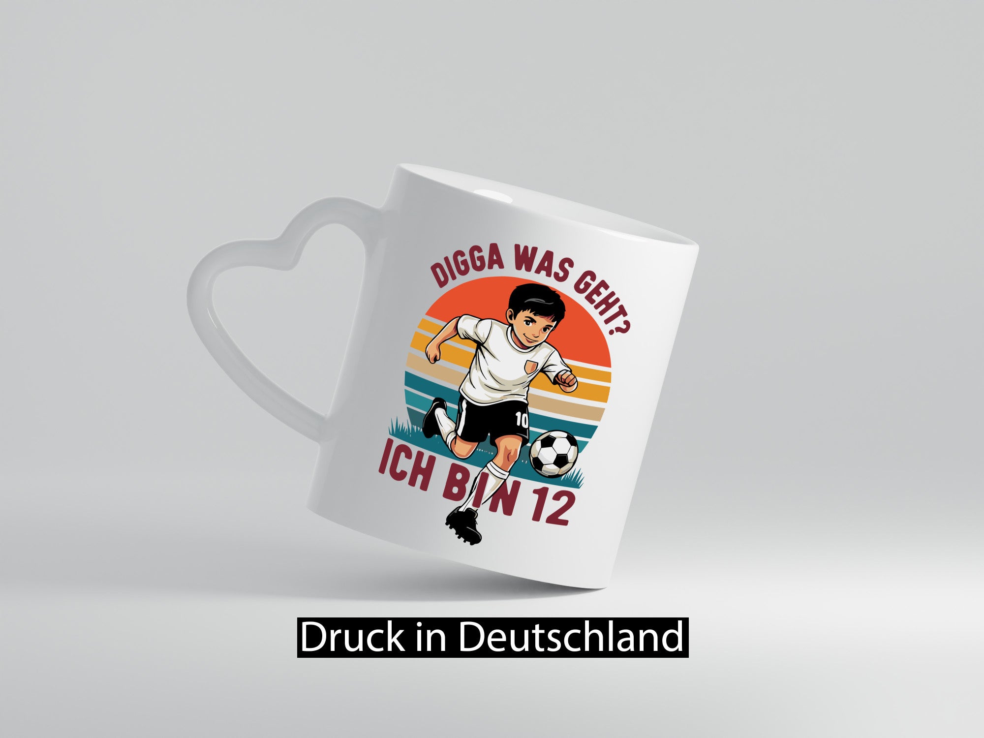 12 Geburtstag | Jahre Digga was geht ab Fußball lustiger Spruch Geschenk