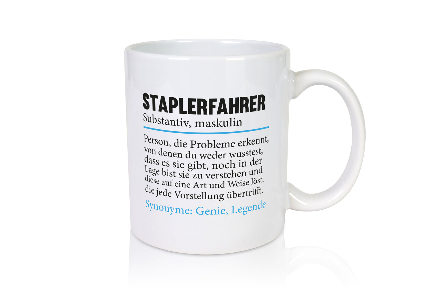 Staplerfahrer | Gabelstapler Fahrer Spruch Beruf Geschenk Arbeit Kollegen Büro