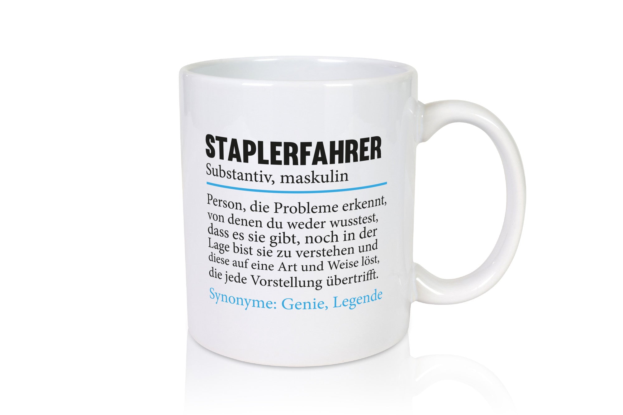 Staplerfahrer | Gabelstapler Fahrer Spruch Beruf Geschenk Arbeit Kollegen Büro