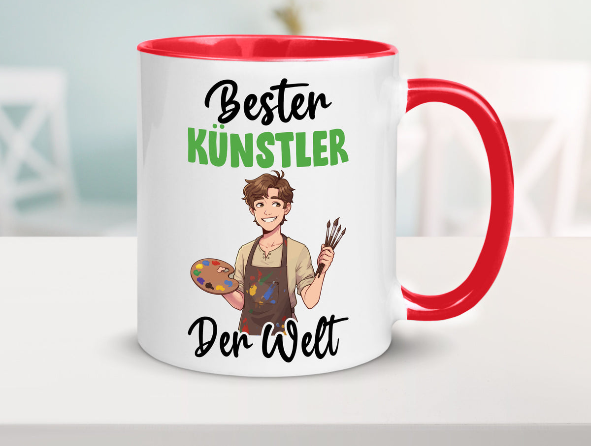 Bester Künstler | Kunst Geschenkidee Humor Tasse