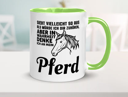 Pferde Spruch | Reiterin Tasse Pferdesport Reiten Humor Geschenkidee