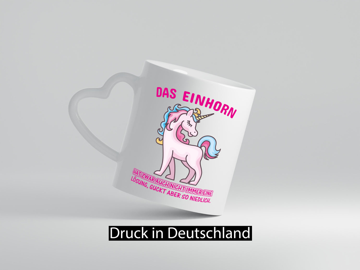Niedliches Einhorn | lustige Tasse Frauen Mädchen lustiger Spruch Geschenk