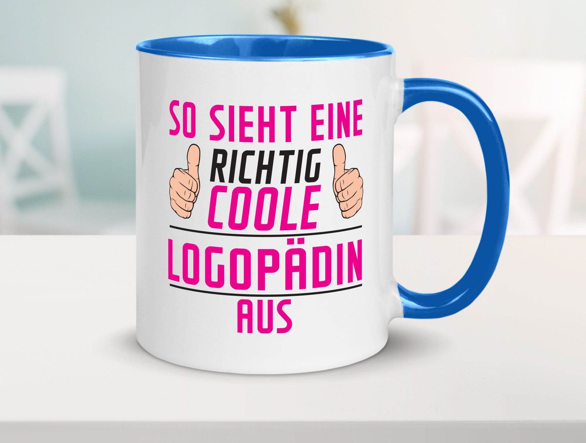Richtig Coole Logopädin | Sprachtherapie Humor Geschenkidee Tasse