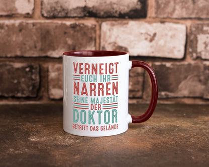 Verneigt euch: Doktor | Doktorand Doktortitel v2 Geschenk Humor Geschenkidee