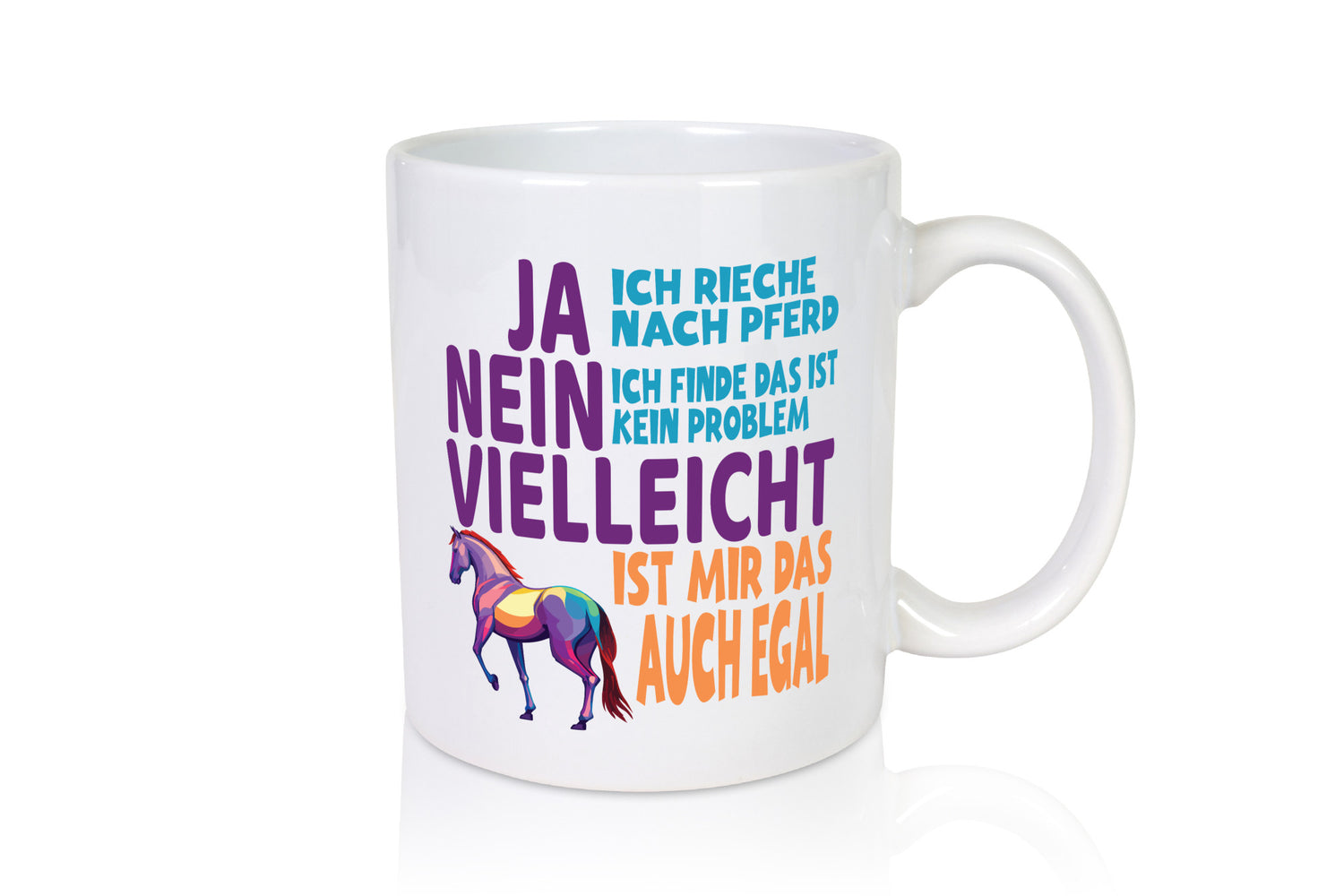 Ja ich Rieche nach Pferd | Reiten Pferdestall lustiger Spruch Geschenk Humor