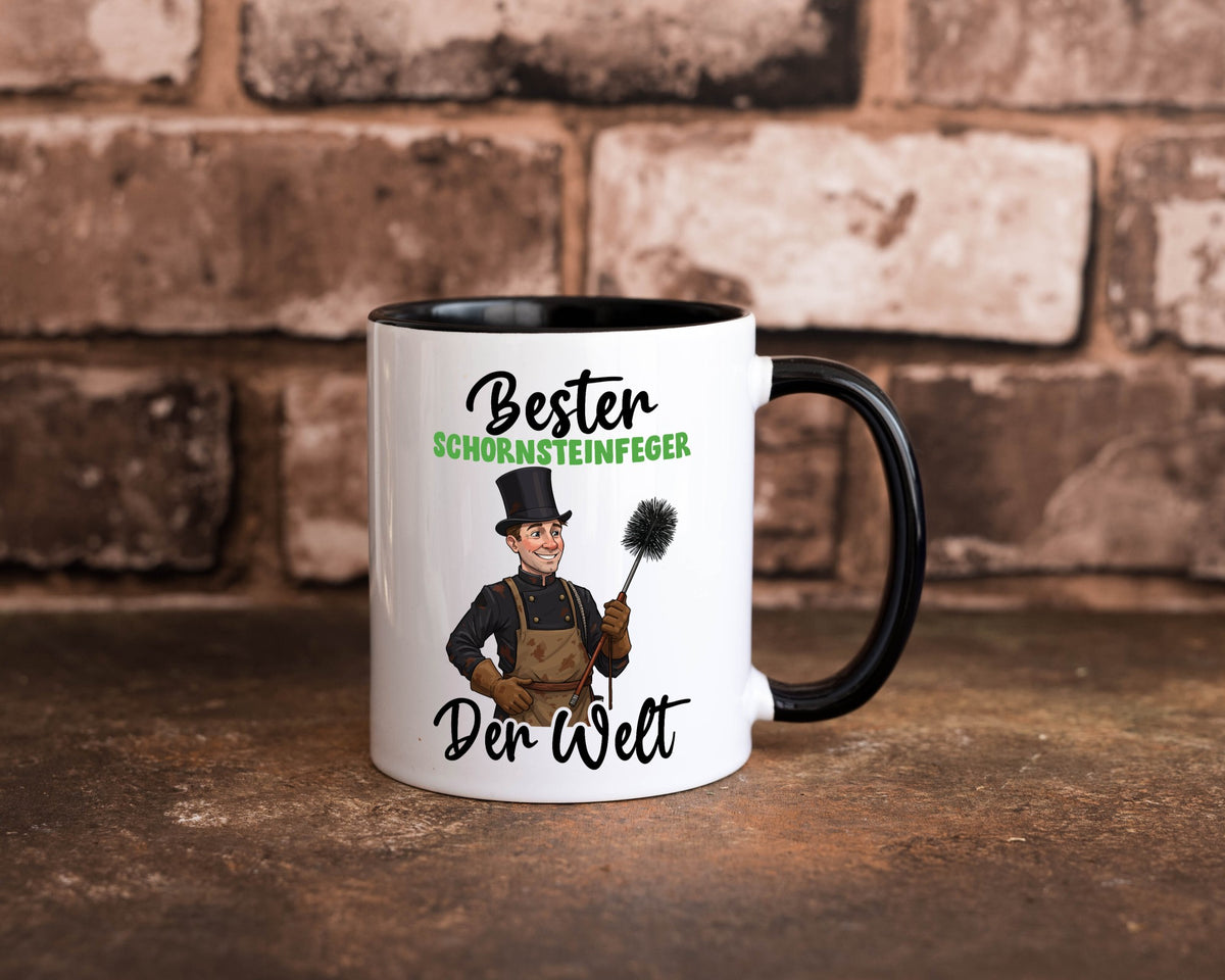 Bester Schornsteinfeger | Kaminkehrer lustig Humor Geschenkidee Geschenk Tasse