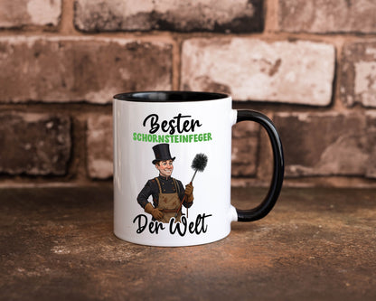 Bester Schornsteinfeger | Kaminkehrer lustig Humor Geschenkidee Geschenk Tasse