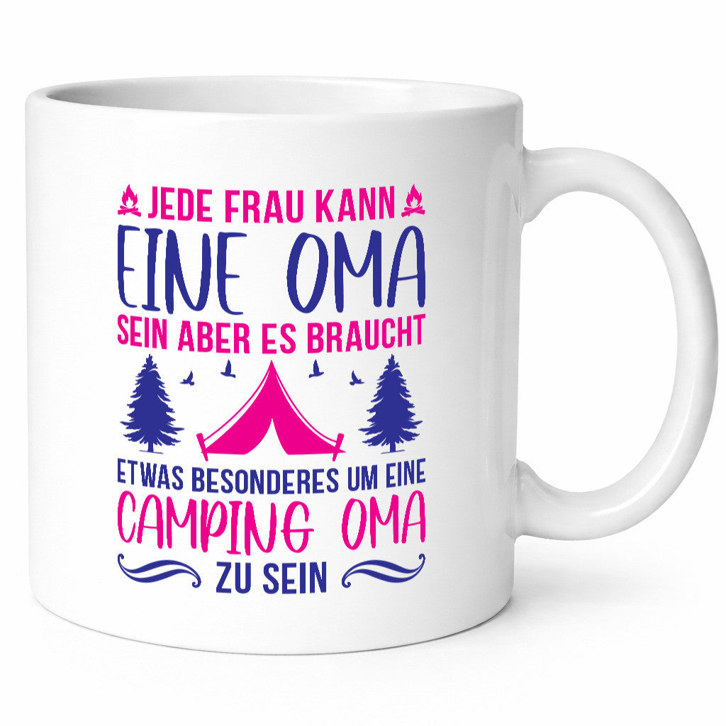 Eine Oma | Etwas Besonderes Camping Humor Familie Geschenkidee Tasse