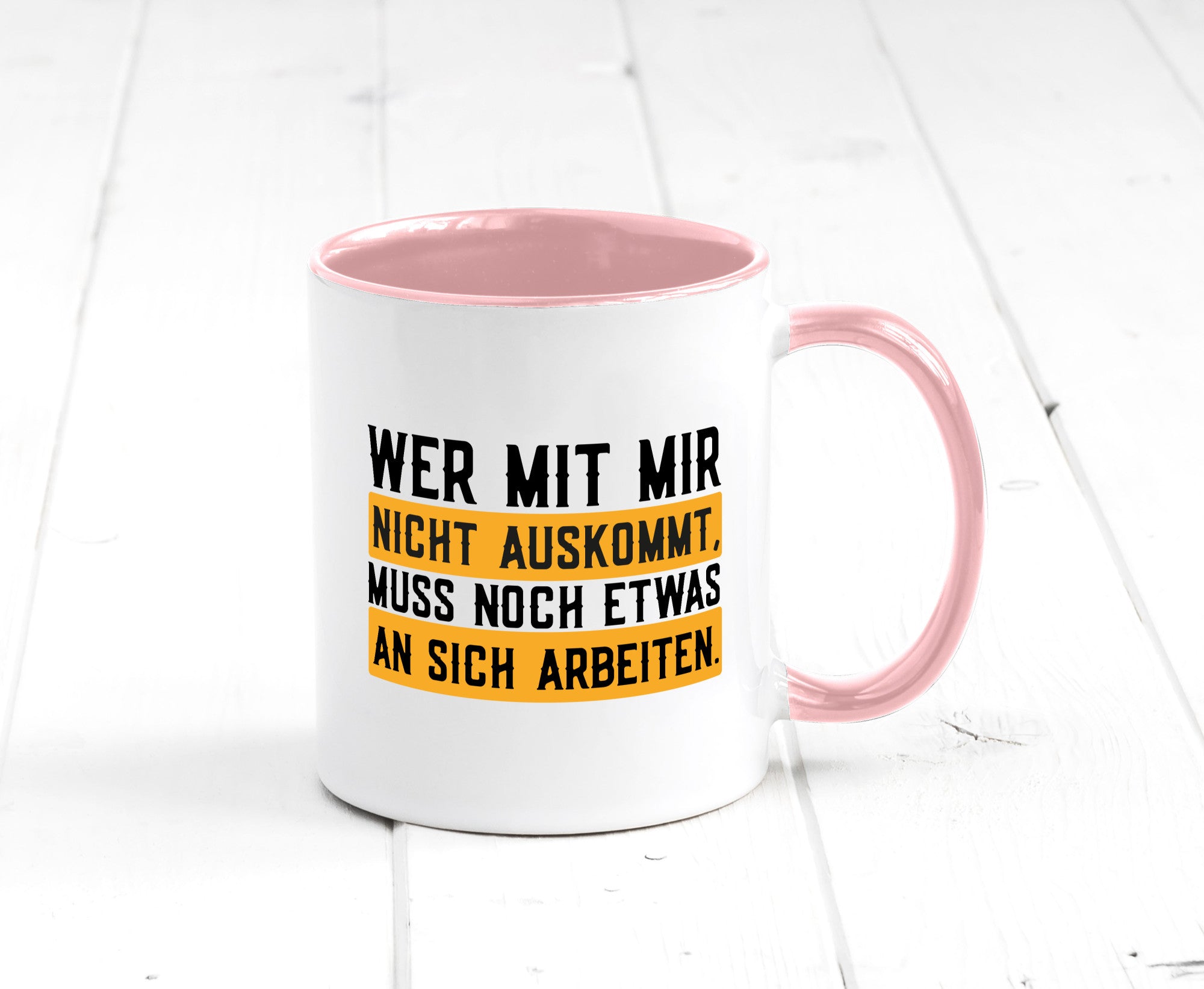 Wer mit mir nicht auskommt | Selbstbewusst lustiger Spruch Geschenk Humor