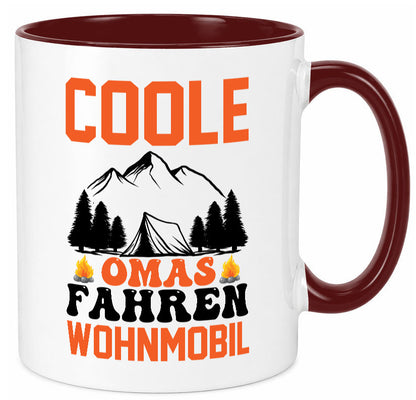Coole Omas Fahren Wohnmobil | Camping lustig Familie Geschenkidee Geschenk Tasse