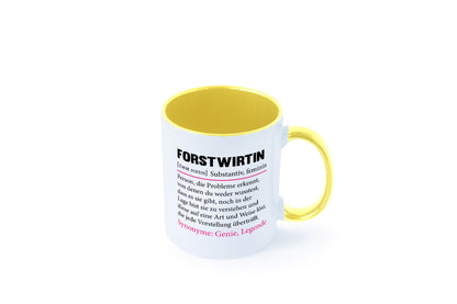 Forstwirtin | Beruf Spruch Forst Wirtin Humor Arbeit Kollegen Büro Geschenkidee